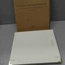 Sturdy Document Organizer Set with Folders - Beautiful Linen 3-Ring Binder Safely Stores All Important Documents & Files in One Place - Easy to Use Expanding Storage Incl. Envelopes, Pockets & Labels