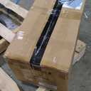 Alpine Corporation 72" Tall Indoor/Outdoor Mirror Waterfall Floor Fountain, LED Lights & River Stones, Elegant Bronze Finish for Home, Office, Patio & Entryway Decor