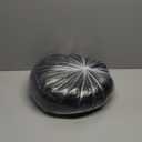 Cozy Bliss Faux Fur Throw Blanket for Couch, Fuzzy Soft Plush Thick Bubble Blanket for Sofa Bedroom Living Room, 60 * 80 Inches Black