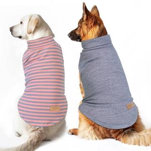 KYEESE 2Pack Dog Sweater Stretchy Dog Sweatshirt Warm Pet Coats Soft Pet Clothes Pullover Sweaters for Medium Dogs Girl Turtleneck Large Dogs Sweater