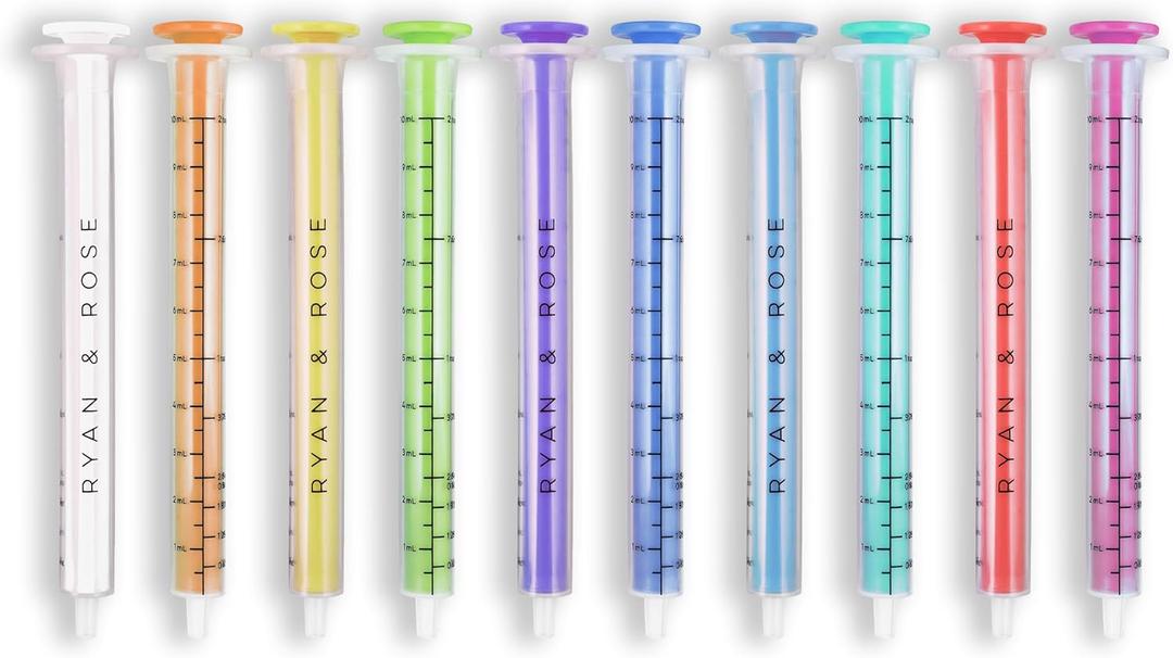 Ryan & Rose Cutie Dose - Baby Medicine Dispenser Syringe (10 Pack)