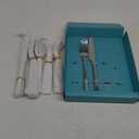 Towle Living Wave Flatware Service for 4, 18/0 Stainless Steel, Silverware Set