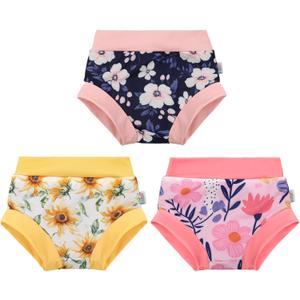 ALVABABY Swim Diapers 3pcs Baby & Toddler Reusable Waterproof Swimming Diaper for Boy's and Girl's for Swim Classes, 2-3T ALVABABY Swim Diapers 3pcs Baby & Toddler Reusable Waterproof Swimming Diaper for Boy's and Girl's for Swim Classes, 2-3T