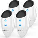 2025 Upgraded Ultrasonic Pest & Insect Repeller, Ultrasonic Repellent for Roach, Rodent, Mouse, Bugs, Mosquito, Mice, Spider, Ant, Electronic Plug in Pest Deterrent, 4 Packs