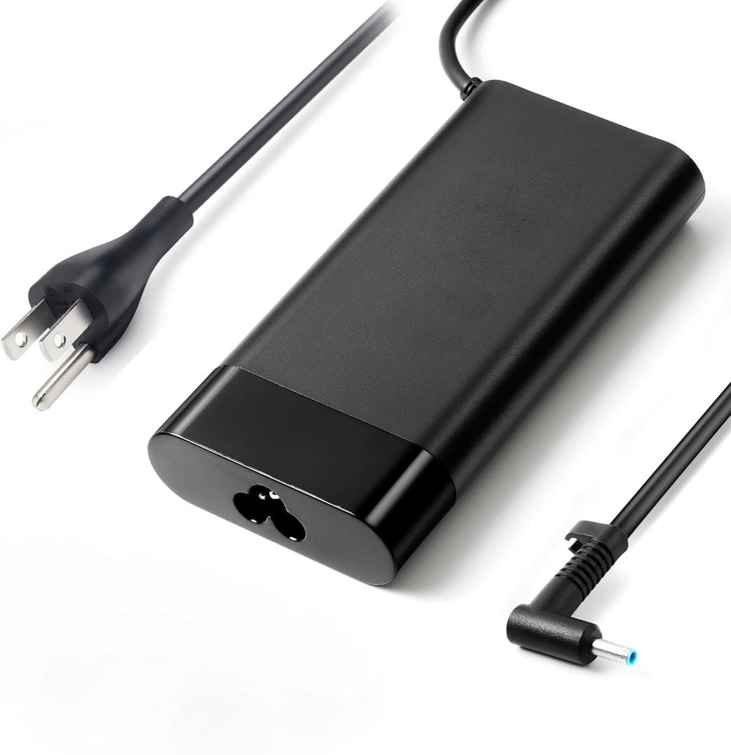 150W 7.7A Charger for HP ZBook Studio G3 G4 G5 G6 G7 G8,15 G3 G4 G5 G6, Power G7 G8, Fury 15 17 G7 G8, 15u G3, 15v x360 G5 Mobile Workstation, Omen Pavilion 15 17 Laptop Power Supply Adapter Cord
