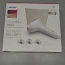 Philips Lumea 8000 Series IPL Hair Removal Device, Permanent Laser Hair Reduction for Women & Men, Easy and Comfortable Use at Home, SenseIQ, 3 Attachments for Body, Face, Intimate, BRI937/03 (White)