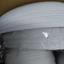 24 Pcs Dinnerware Set- Dinner Plates Set- Picnic & Camping- Unbreakable & Reusable- Includes 4x 9in, 4x 8in Plates, 4x 6in Bowls, 4 Cups, 4 Stainless Steel Forks and Spoons- Kitchen, Dorm, Office (White)