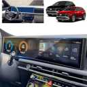 for 2025 Hyundai Tucson Screen Protector for 2025-2026 Tucson SE/SEL Convenience/XRT/Limited/Hybrid Blue N Line Dual 12.3" Display Accessories Tempered Glass Protective Film