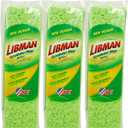 Libman Scrubster Mop Refill Pack, Three #3105 Refills Extra-Absorbent, Cellulose Coated Sponge Replacement Heads for The Libman Scrubster Mop, 3 Pack