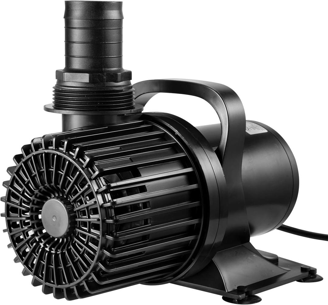 VIVOSUN 9000 GPH Submersible Water Pump 620W Pond Pump Ultra Quiet Aquarium Pump with 26.5FT. Lift Height for Pond Waterfall, Fish Tank, Statuary, or Hydroponics