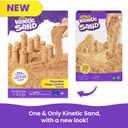 Kinetic Sand, 11lb (5kg) Natural Brown Play Sand for Arts and Crafts, Sandbox, Amazon Exclusive (Packaging May Vary), Moldable Sensory Toys for Ages 3 and up