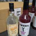 Dhs Handcrafted Non-Alcoholic Orange 750 ML Bottles w Owens Mixers Prickly Pear 32 OZ Bottles - Keto-Friendly, Zero Sugar, Zero Calories, Zero Proof - Perfect for Mocktails - Made in USA 