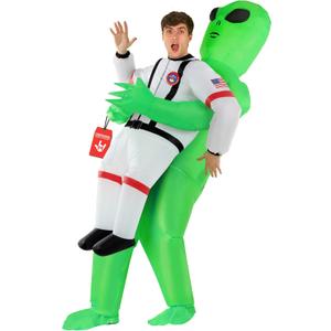 Morph Inflatable Alien Costume Adult, Alien Costume, Blow Up Costumes for Adults, Inflatable Costumes Adult, One Size