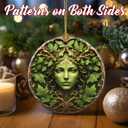 Christmas Ornaments, Dodosky 2.8in Ceramic Plant Ornament, Xmas Decor, Christmas Tree Ornaments, Xmas Decorations for Tree, Holiday Ornament, Gifts for Plant Lovers, Gifts for Women, Gardener