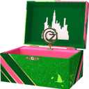Wicked Jewelry Box for Girls - Musical Jewelry Box with Spinning Figurine, Wicked Toys for Kids Ages 3-5 - 6 x 4.7 x 3.5 in