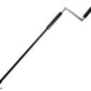 VICASKY Heavy-Duty Awning Crank Handle for Outdoor Canopy Manual Retractable Wand Accessories Universal Fit Shade Opener Tool, 62.00X11.50X1.70CM