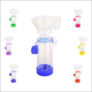 Inhaler Spacer for Kids and Adults, Soft Fit Mask, Portable and Lightweight, Suitable for Home and Travel  Nessi OTC Spacer (Blue/Kids)