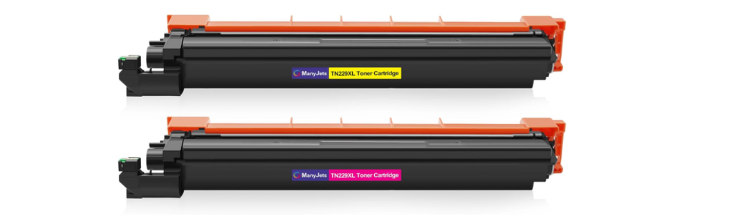ManyJets TN229XL Compatible Toner Cartridge Replacement for Brother TN229 XL TN-229XL Use for HL-L3295CDW HL-L3300CDW MFC-L3720CDW HL-L3220CDW MFC-L3780CDW HL-L3280CDW MFC-L3765CDW Printer (2 Pack)
