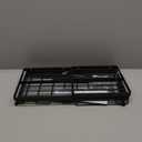 SUNALLY Power Tool Organizer, Heavy Duty Iron, 3 Layers Storage Rack with 4 Drill Holders, Floating Tool Shelf Wall Mounted, Matte Black, Work Shop, Garage, 150Lbs Load Capacity