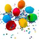 Confetti Eggs Cascarones - 2 Dozen - Great for Easter, Cinco de Mayo, Easter, Birthdays, Parties, San Antonio Fiesta, Other Celebrations