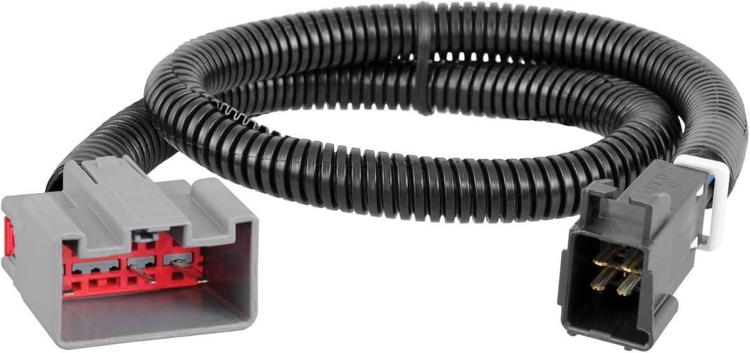 CURT 51436 Quick Plug Electric Trailer Brake Controller Wiring Harness, Select Ford F150, F250, F350, F450, F550 Super Duty, Lincoln MKT, Navigator