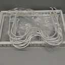 Eiqijci White Plate Stacker for Inside a Cabinet  Expandable 10-Slot Vertical Plate Organizer and Adjustable Dish Rack  Heavy-Duty Metal Cabinet Storage for Plates, Lids, and Cutting Boards