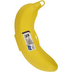 Banana Storage Container Case, Yellow Plastic Protective Box for Lunch