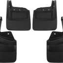 Mud Flaps Splash Guards for Jeep Wrangler Rubicon 2023-2024 Front and Rear Mud Guards 1 Set