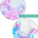 Nymphperi 2 Pack Gymnastics Leotards for Girls Cute Biketards with Shorts Kids Sleeveless Unitard Dance Sportswear (Pink, M)
