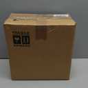 Elsjoy 6 Pack 10 Inch Large Glass Dinner Plate, Clear Round Serving Plate Vintage Embossed Dinnerware for Salad, Pasta, Fruits