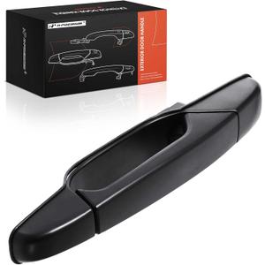 A-Premium Rear Right Passenger Side Exterior Door Handle Compatible with Chevrolet Silverado, Tahoe, Suburban, Avalanche & GMC Sierra, Yukon & Cadillac Escalade, Escalade ESV, Primed Black