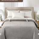 SOHTOPHO Electric Heated Blanket Throw Size, Heating Blanket for Home, Gray