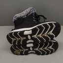 HOBIBEAR Kids Winter Snow Boots Waterproof Outdoor Warm Faux Fur Lined Shoes (1 Little Kid, Grey/New)