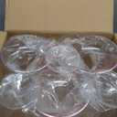 Suwimut 6 Pack Plastic Margarita Glasses, 12 oz Unbreakable Clear Plastic Stemmed Cocktail Cup Reusable Goblet Cups Shatterproof Margarita Glassware for Wine Martini Champagne, Party Bar Wedding