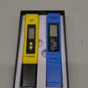 VIVOSUN Digital pH and TDS Meter Kits, 0.01pH High Accuracy Pen Type pH Meter  2% Readout Accuracy 3-in-1 TDS EC Temperature Meter for Hydroponics, Pool and Aquarium, Yellow Blue, UL Certified