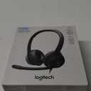 Logitech H390 , Wired Headphones with Mic, USB Headset with Microphone for PC, Noise Cancelling Microphone for Video Meetings, Music, Gaming - Black