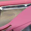 Rolled Ice Cream Maker Machine - Perfect for Home & Parties UseDIY Manual Rolled Ice Cream Tray - Ice Cream Machine for Delicious Hand-Rolled Desserts (Pink)