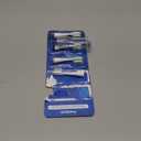 Replacement Toothbrush Heads for Waterpik Complete Care 5.0/9.0 (CC-01/WP-861), with Covers, 5 Count, White