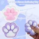 4PCS Squishy Fidget Toys, Ultra-Soft Squishy Stress Relief Toys, Squeeze Toys, Perfect for Stress and Anxiety Relaxing Toy, Birthday Gift (4PCS Cat Paws)