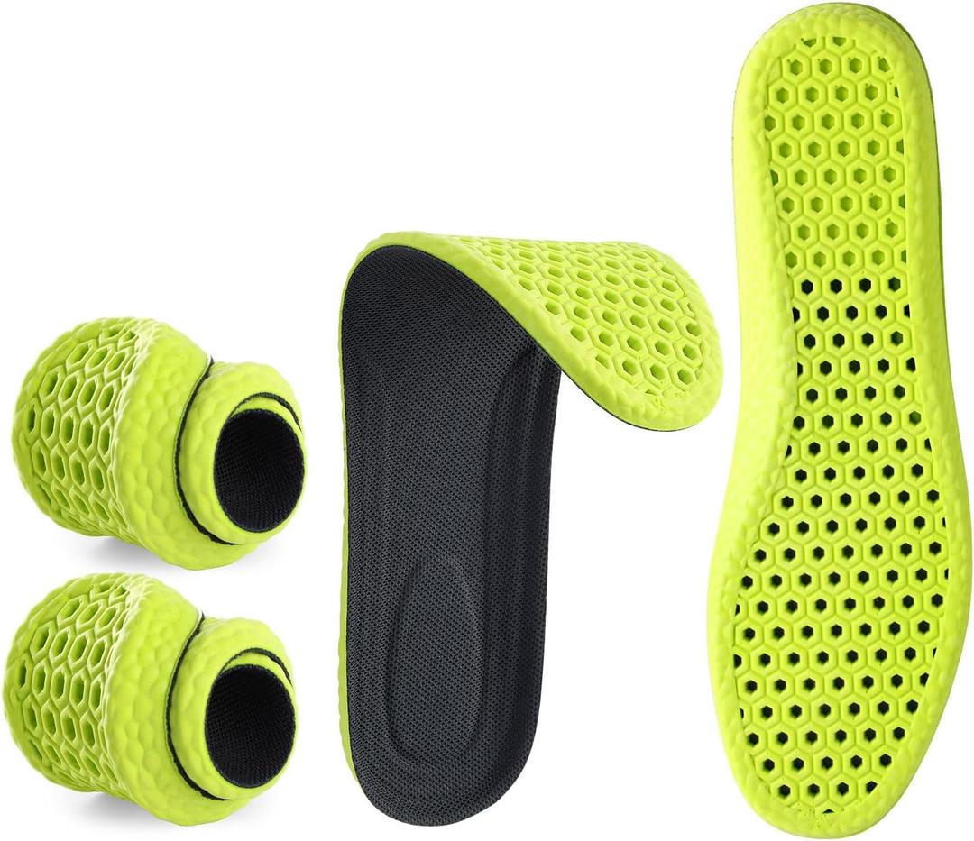 2 Pairs Comfort Insoles for Men/Women, Memory Foam Inserts, Prevent Foot Odor, Providing Great Shock Absorption and Cushioning for Feet ReliefSteppers Insoles (MEN12-13.5 | WOMEN14-15.5)