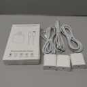 3 Pack Fast Charger iPhone, 【Apple MFi Certified】6FT iPhone Charger Fast Charging USB C Block Wall Adapter 6 Foot Type C to Lightning Cable for iPhone 14 Pro Max/ 14 Plus/ 13 Pro/ 12/ 12Pro/ 11/ XS/ X, AirPods