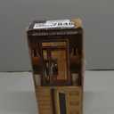 tewei LED Outdoor Wall Sconce, 15.7'' Black Outdoor Front Porch Lights Modern Exterior Lighting Fixtures, LED Exterior Wall Sconce for House, Hallway, Warm White 3000K, 2 Pack