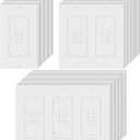 70 Pcs Wall Insulation Gasket Rectangle Wall Plate Outlet Sealers White Outlet Insulation Foam Replacement Weatherproof Gasket Sealer Energy Saving for Electrical Plates Switch Covers