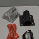 2PCS Stationary Dock Side Leg Pipe HolderHeavy Duty Dock Hardware Accessories Lake7/16" Hole for 3/8" Carriage Bolt