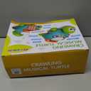 Jyusmile Baby Toys 6 to 12 Months, Musical Turtle Crawling Infant Toys, Early Learning Educational Toy with Light & Sound, Christmas Birthday Gifts for Boy Girl 7 8 9 10 11 Month 0-1 Year Old (Blue)