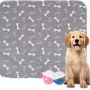 Puppy Pads with Pheromones, Reusable Puppy Pads Washable for Dogs & Cats - Leak & Odor Proof, Non-Slip Base, Easy to Clean & Reusable (M: 27.6"  31.5")