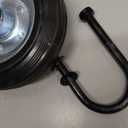 Dawod Gate Wheel for Metal Swing Gate with 1-5/8" Thru 2-1/8" Gate Frames, Gate Support Wheel for Chain Link Fence, Prevent Gate from Dragging, Black(1 Pack)