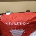 Kigai Merry Christmas Bike Cover Waterproof Outdoor UV Sun Rain Dust Proof Bicycle Cover with Storage Bag & Lock Hole for EBike Mountain Road Bike All Seasons