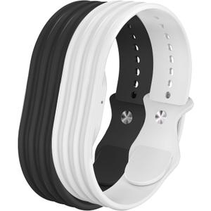 2 x Soft Silicone Sport Band for Fitbit Air, Adjustable Replacement Strap | 2PACK Soft skin-friendly band with an adjustable fit for comfortable all-day wear during workouts and everyday activities