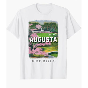 Augusta Georgia GA Golfing Paradise SD843 T-Shirt, Size Small